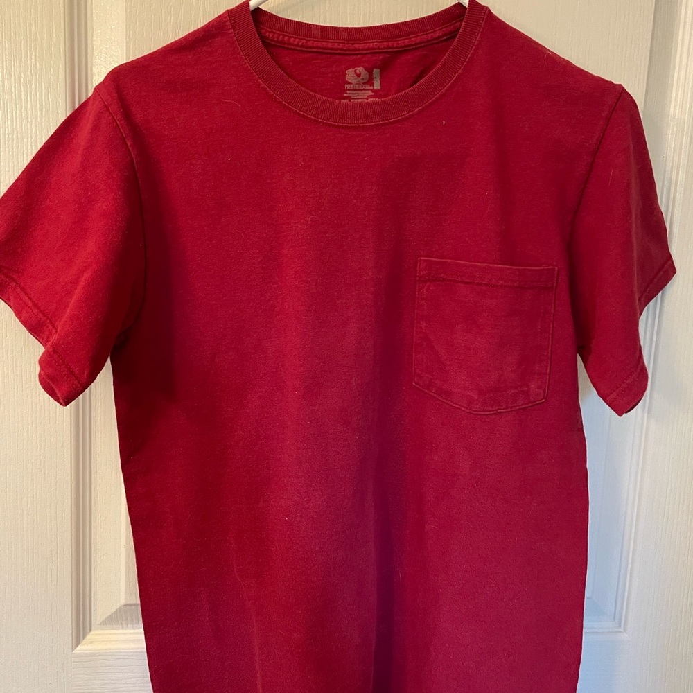 Fruit of the Loom Classic Red T-Shirt